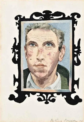Myxomatose (Selbstporträt im Spiegel)