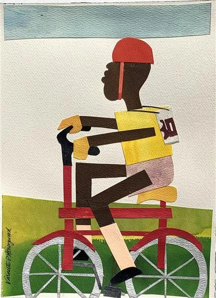 Ciclista dell'India occidentale