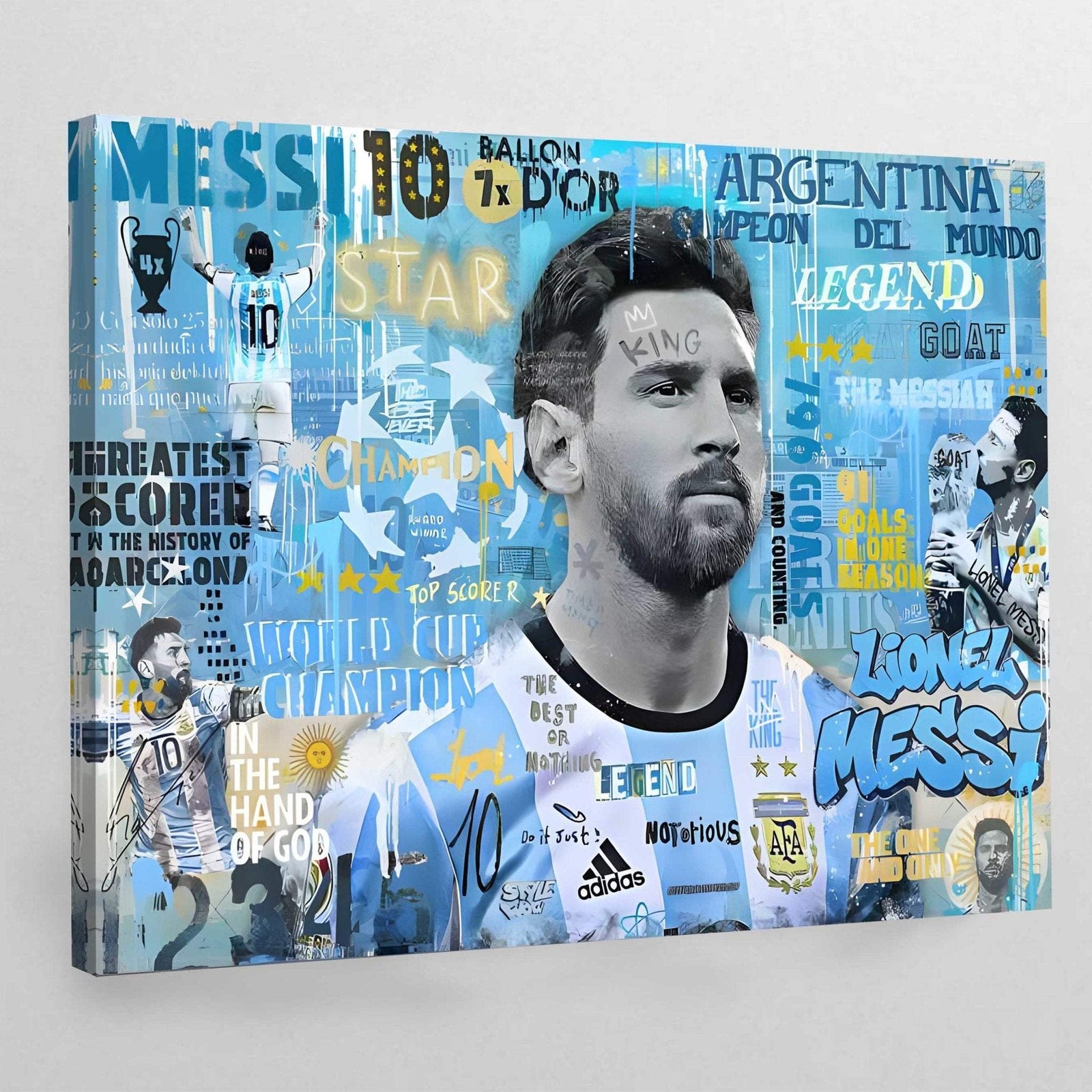 Dipinto di Lionel Messi
