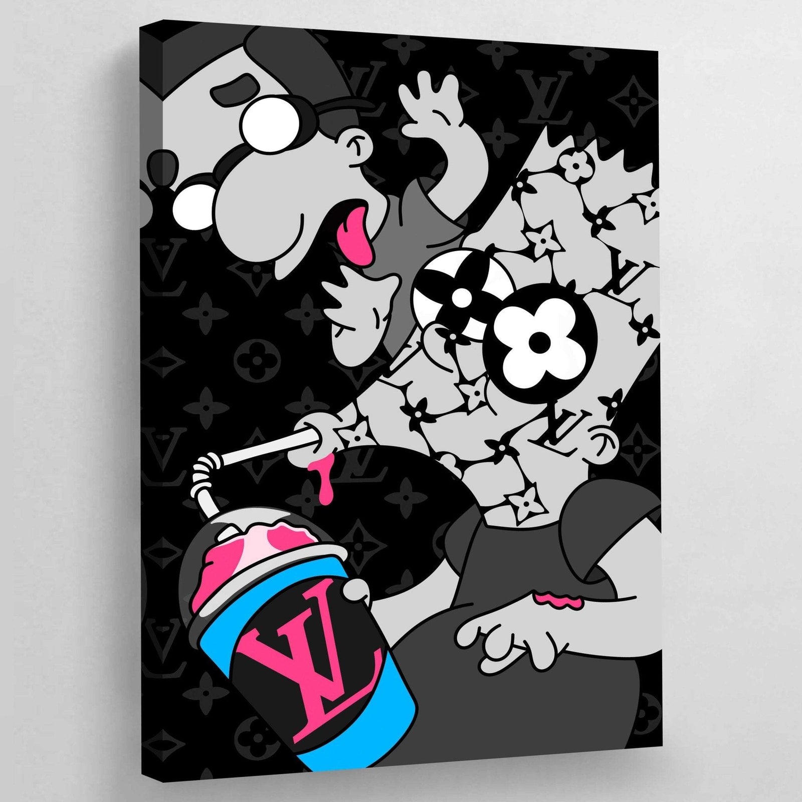 Dipinto di Bart di Louis Vuitton