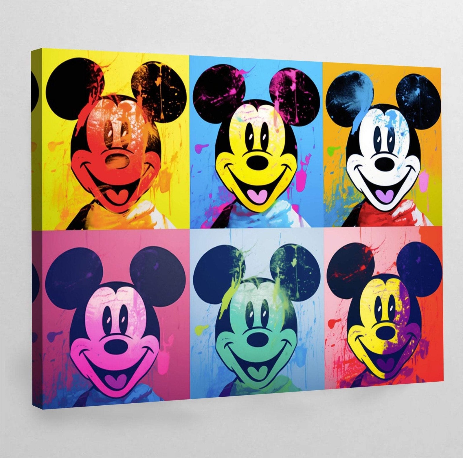 Dipinto pop art di Topolino