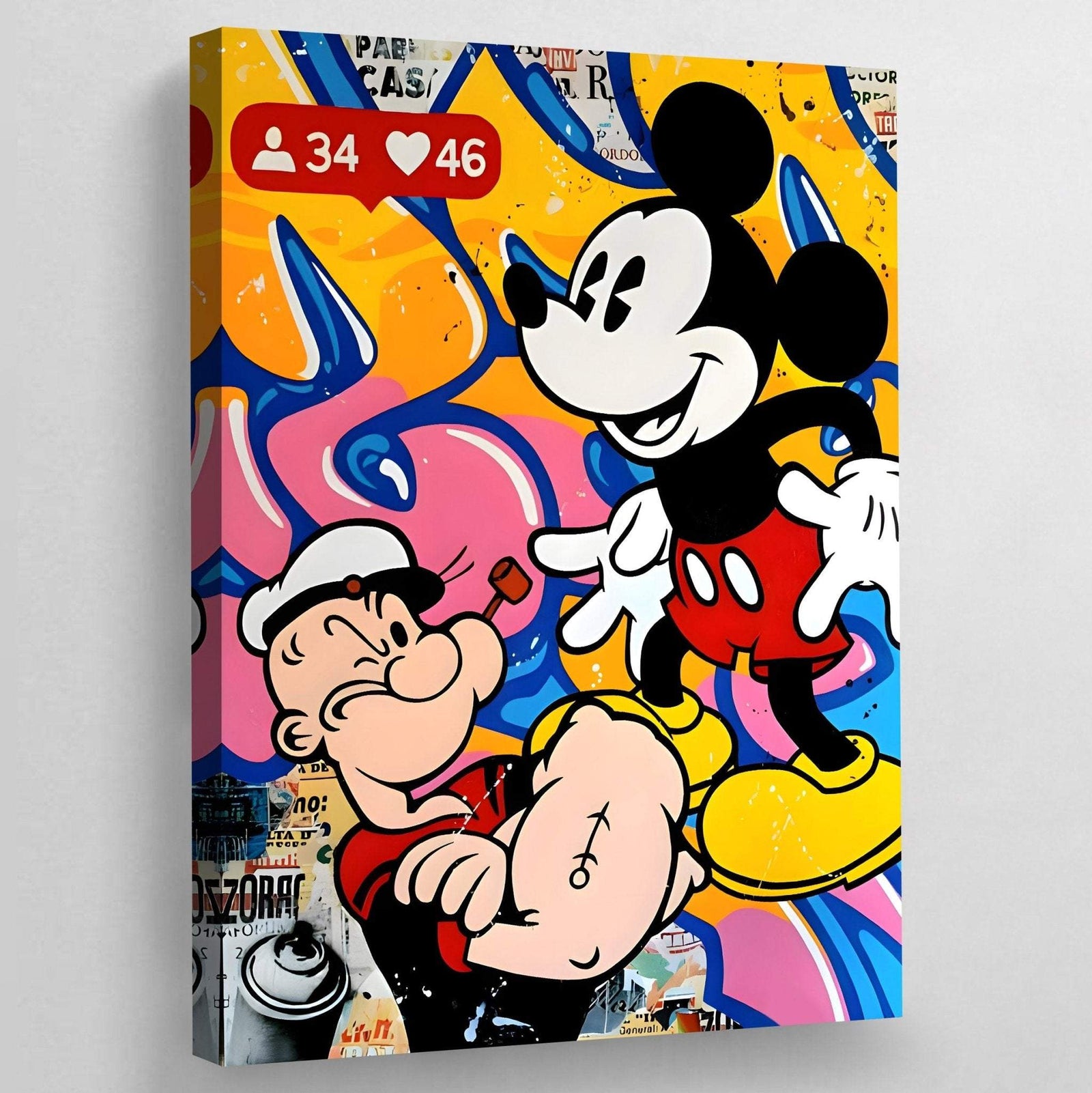 Popeye pittura pop art