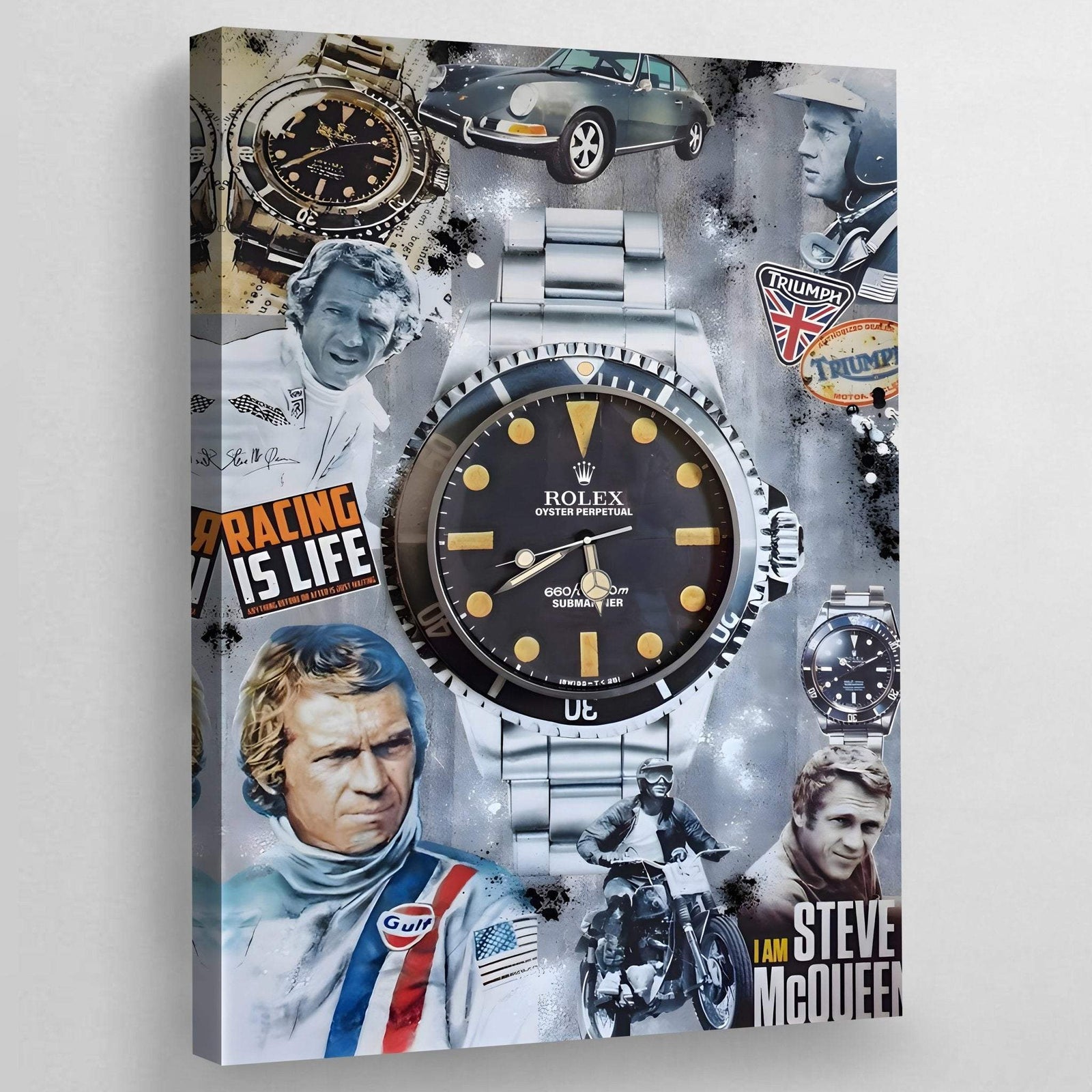 Dipinto Rolex McQueen