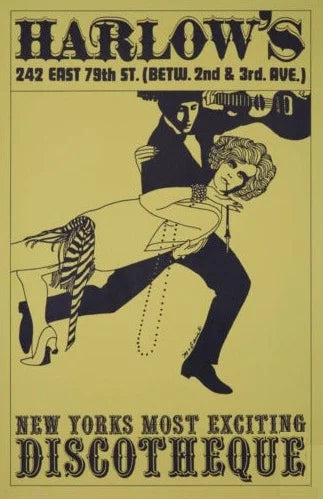 Poster giallo di Harlows
