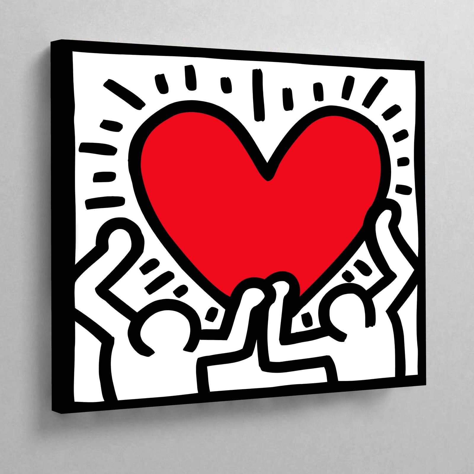 Keith Haring Herzmalerei