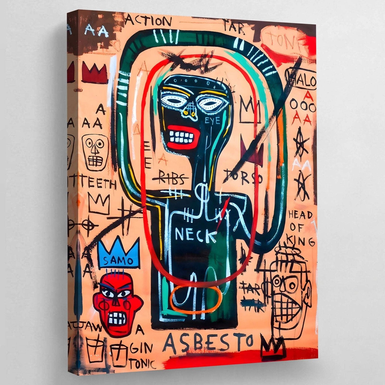 Tableau africain basquiat