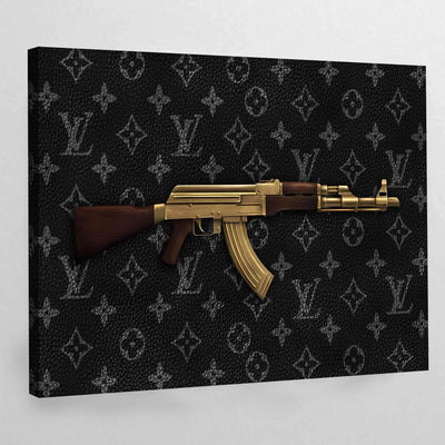 Tableau ak47 louis vuitton