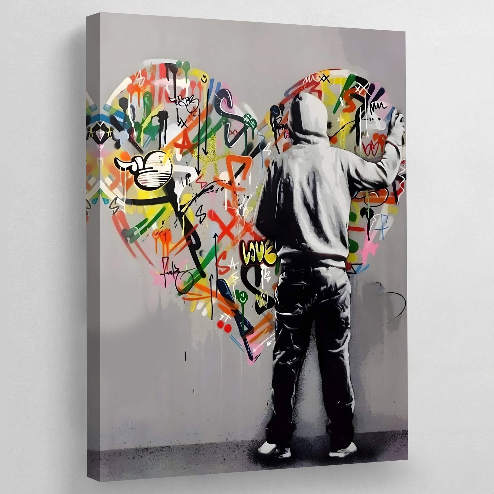 Dipinto di arte di strada di Banksy