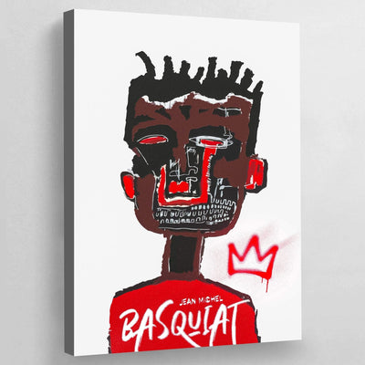 Tableau basquiat graffiti