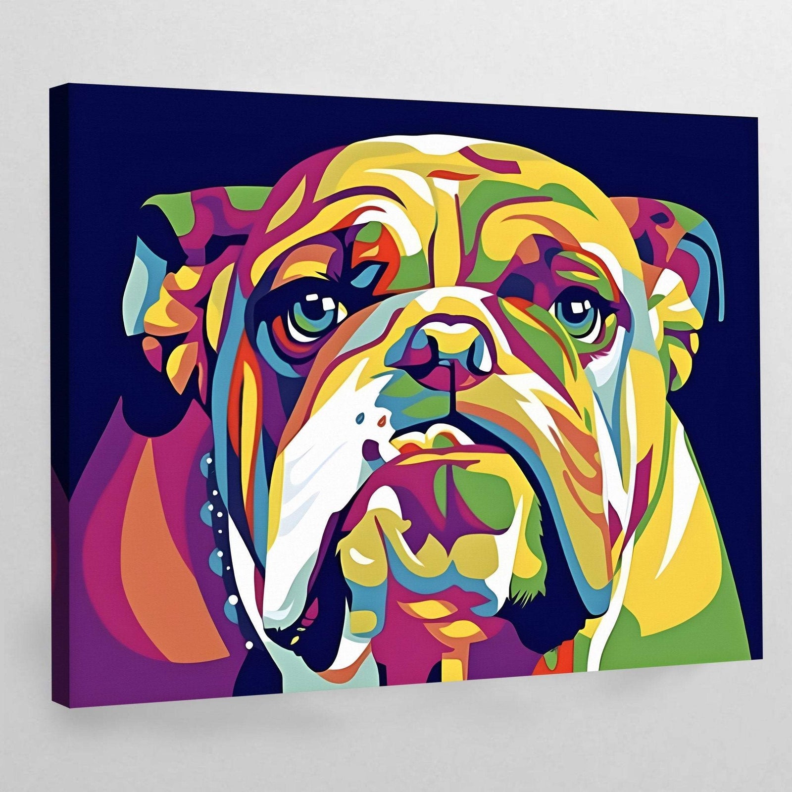 Tableau bulldog pop art