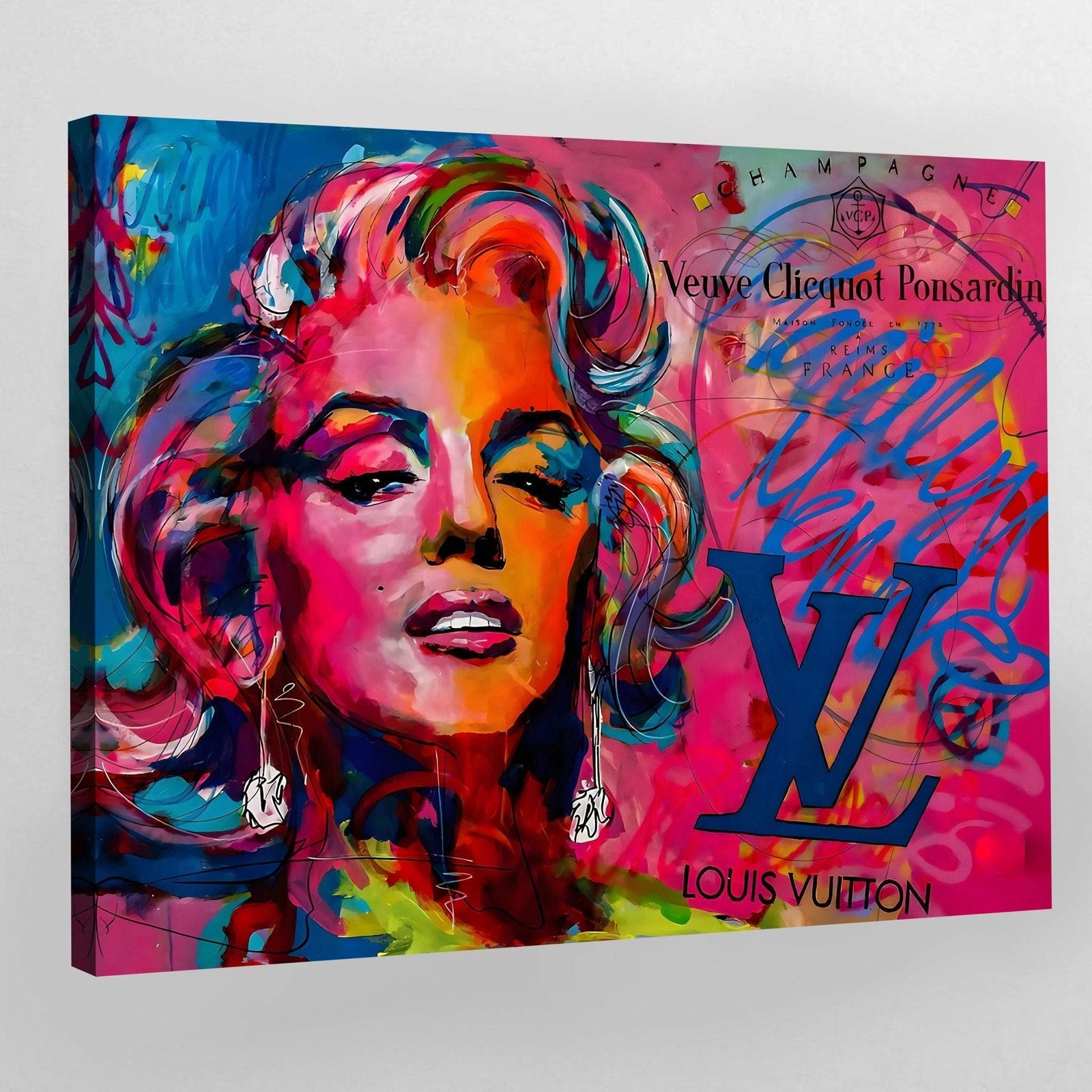 Tableau coloré marilyn monroe