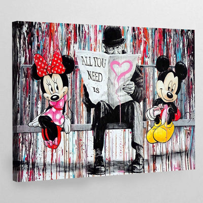 Tableau disney pop art