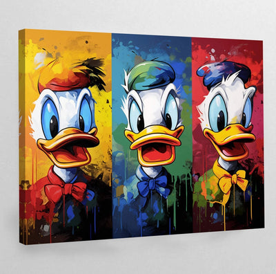 Tableau donald duck pop art