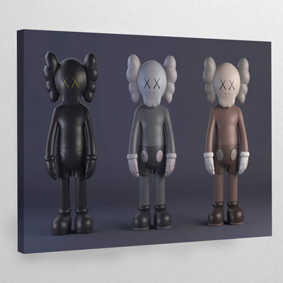 Tableau figurines kaws