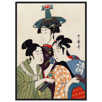 Tableau geishas japonais