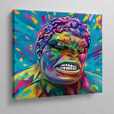 Tableau hulk pop art