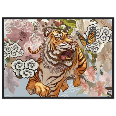 Tableau japonais tigre