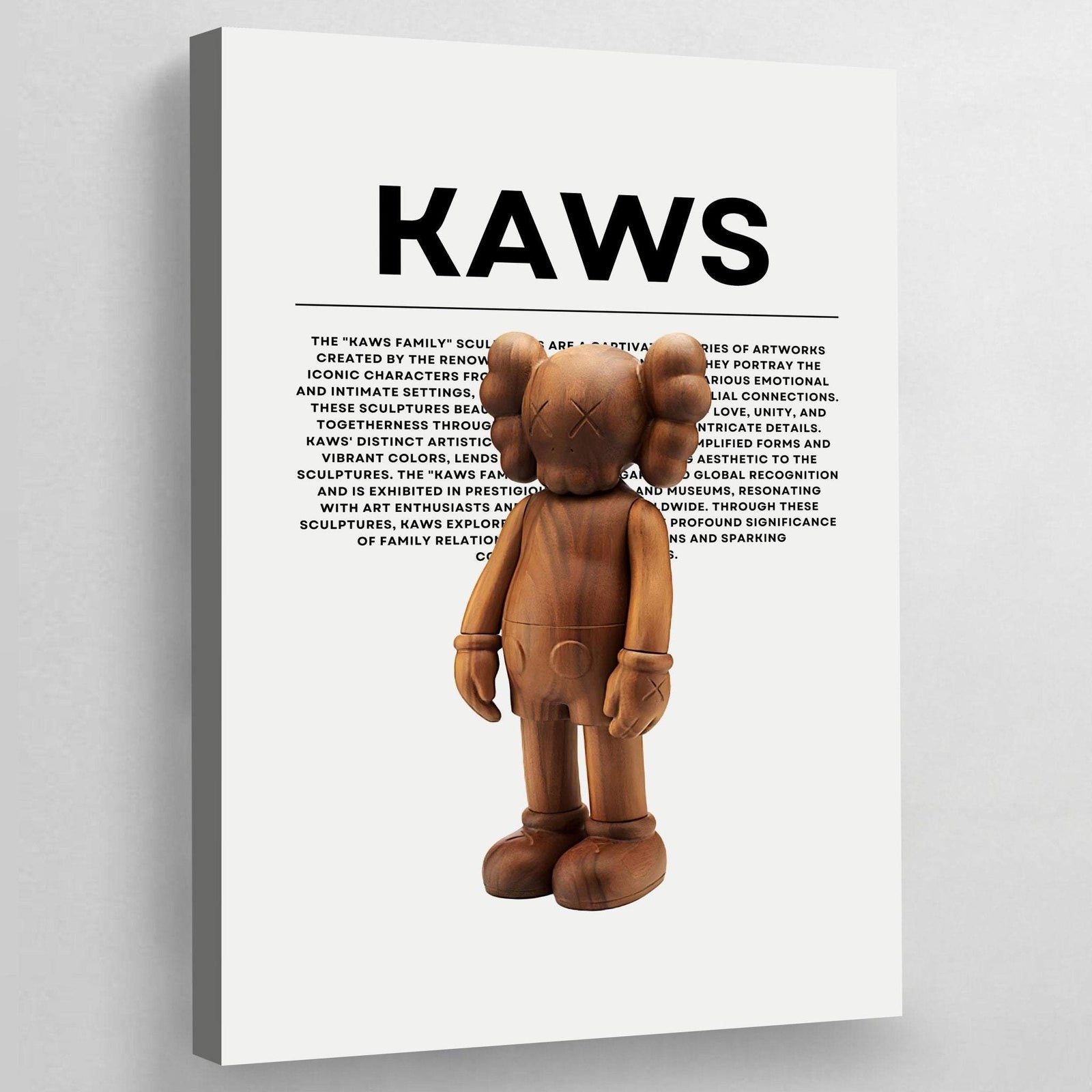 Kaws Begleiter-Holztisch