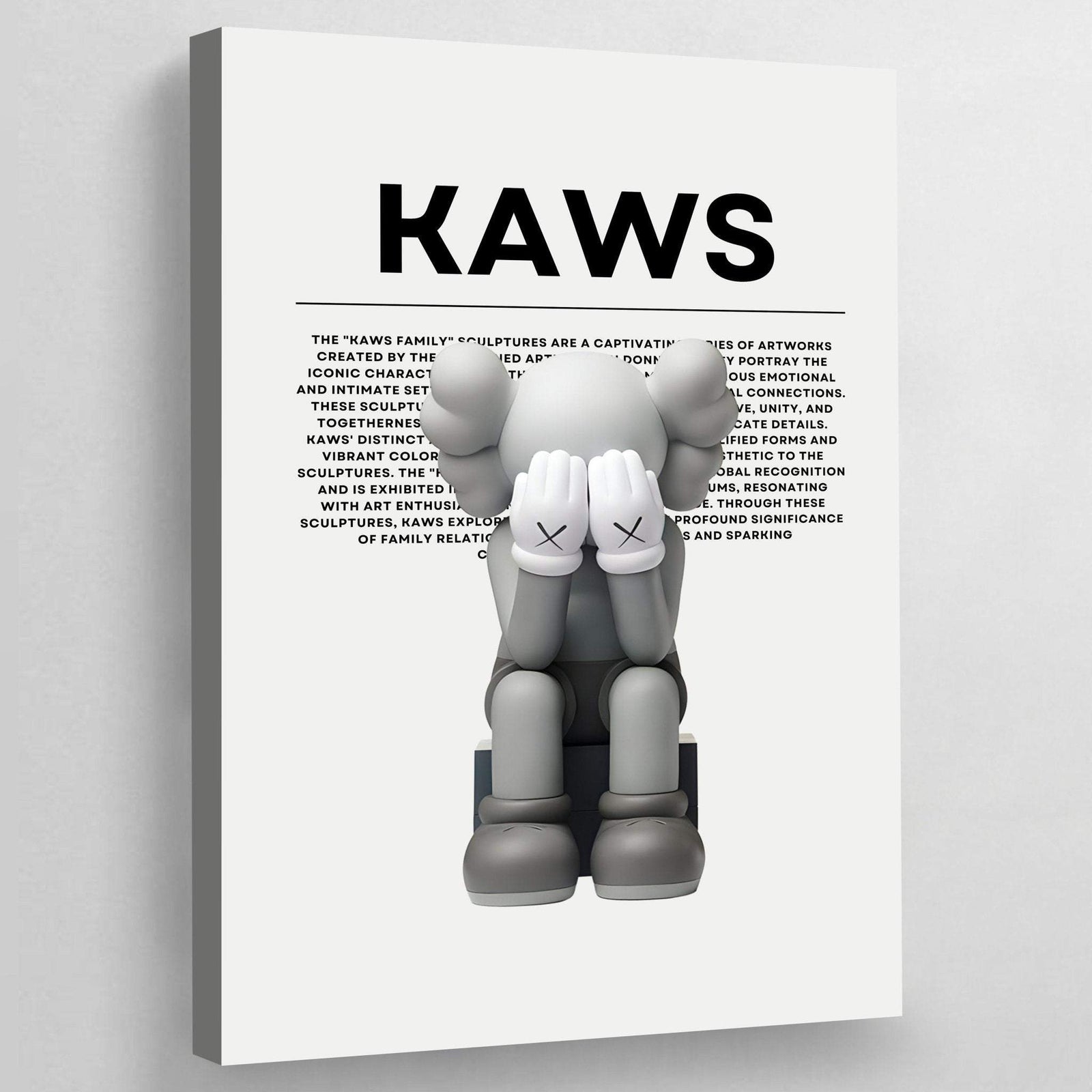 Kaws tischgraue Figur