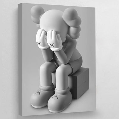 Tableau kaws figurine