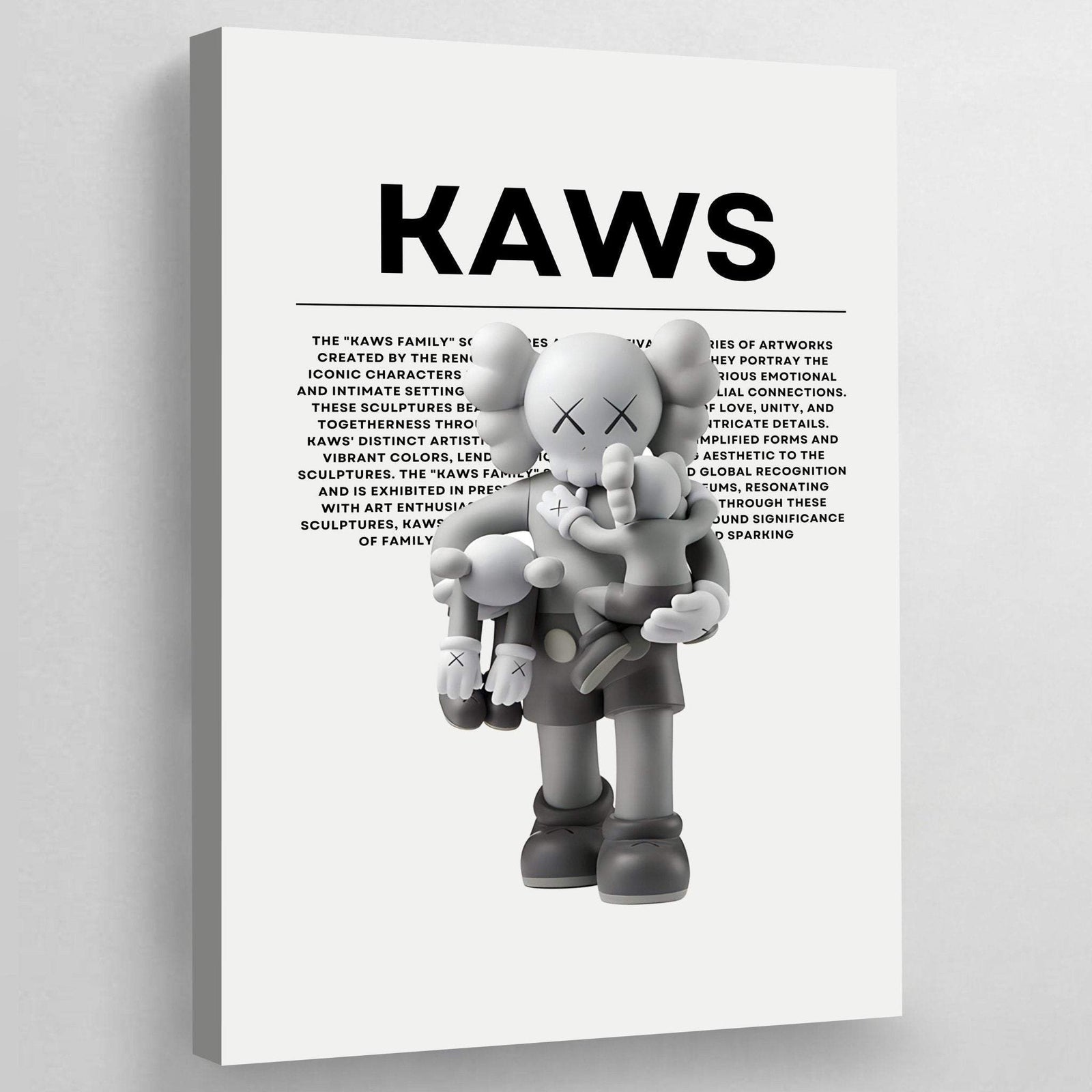 Kaws tischgraue Figuren