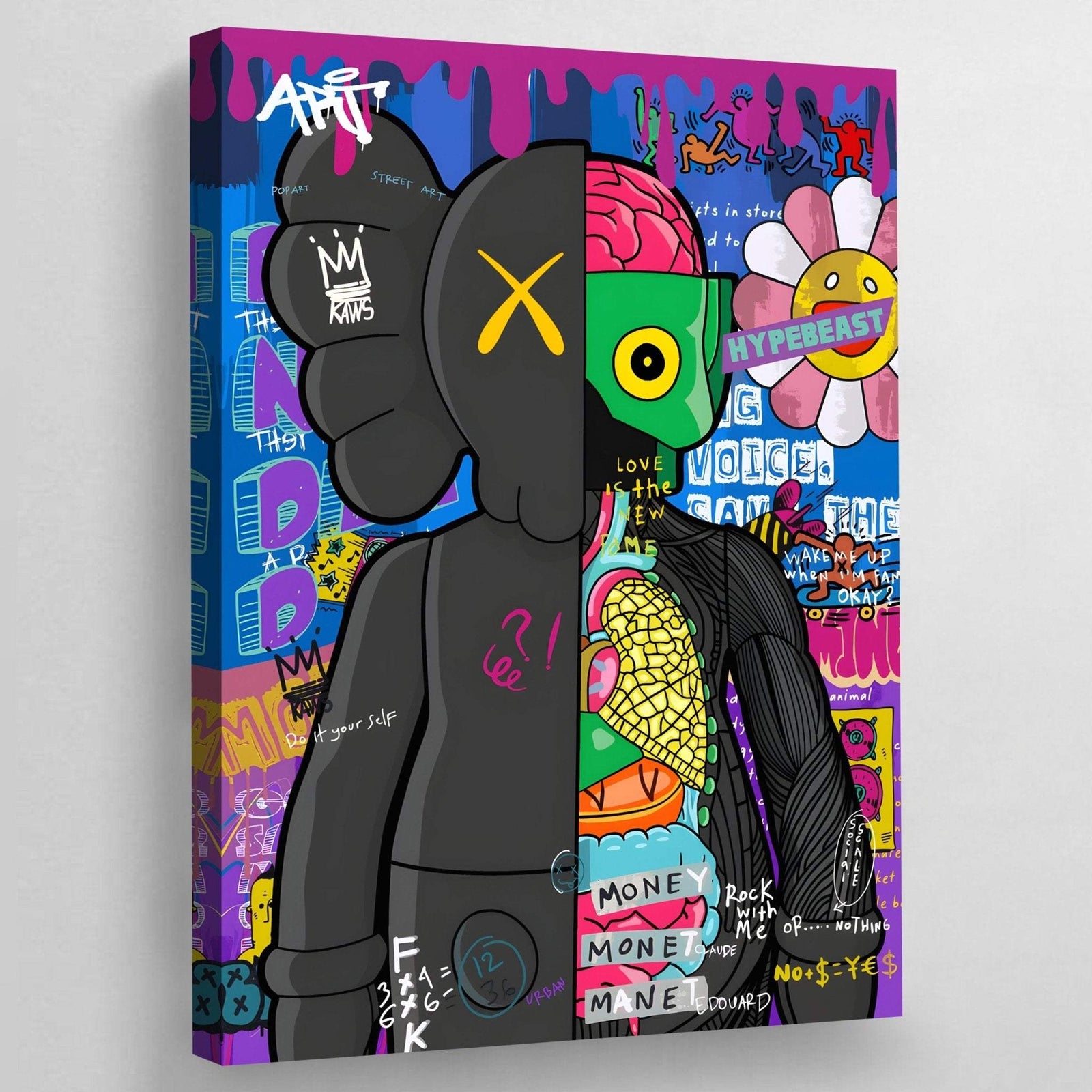 Kaws-Graffiti-Malerei