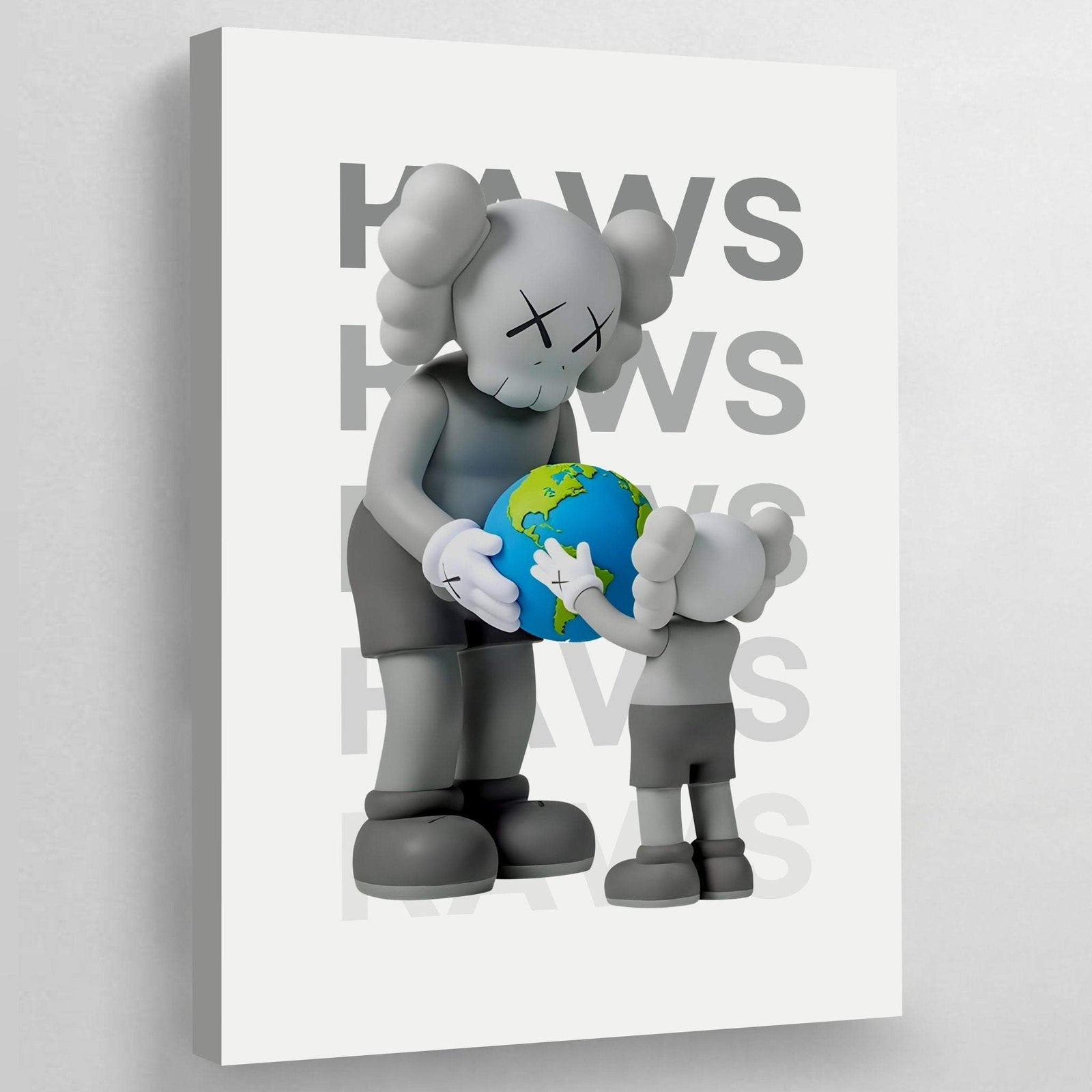 Kaws grauer Begleitertisch