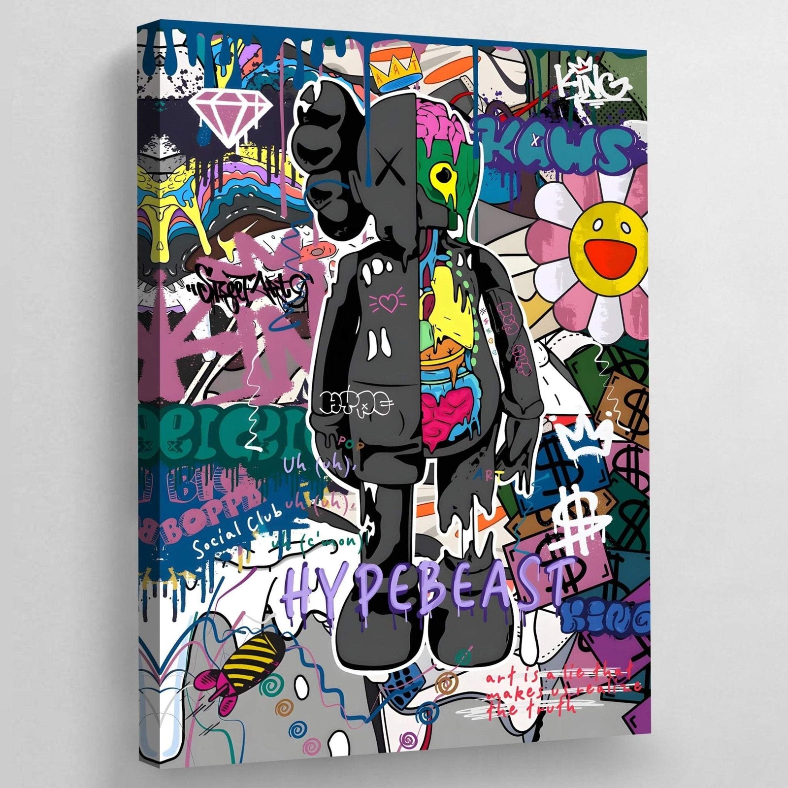 Kaws Hypebeast-Gemälde