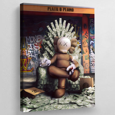 Tableau kaws pablo escobar