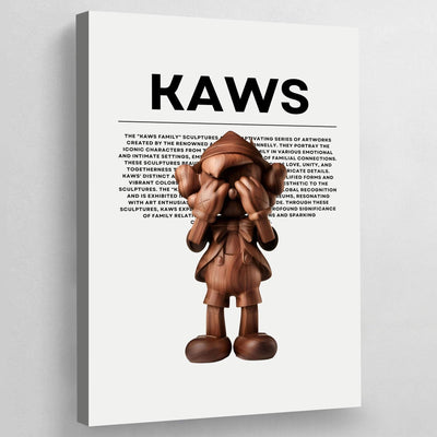 Tableau kaws pinocchio bois