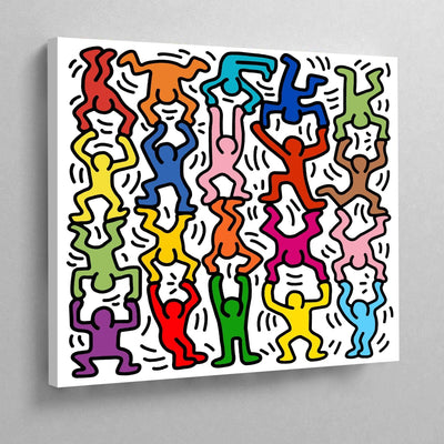 Tableau keith haring pop art