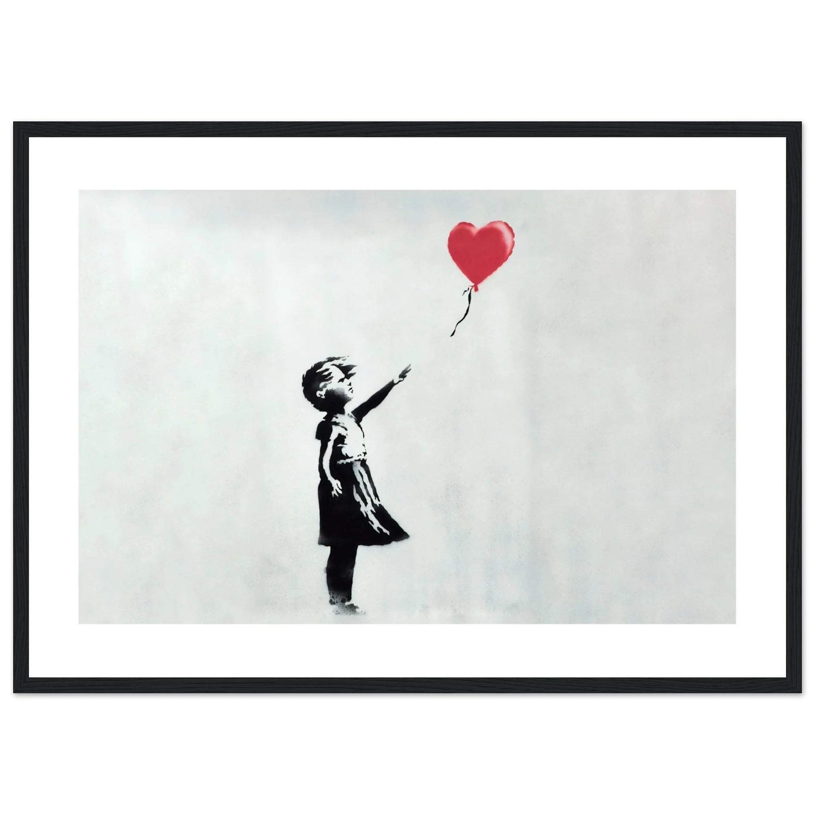 Dipingere la bambina con il palloncino di Banksy