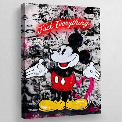 Tableau mickey mouse street art