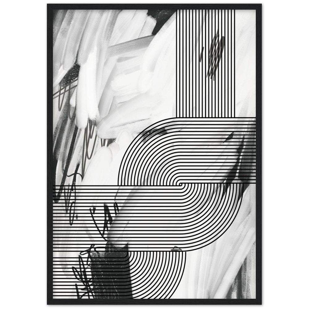 Pittura minimalista di geometria astratta
