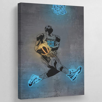 Tableau neon lebron james