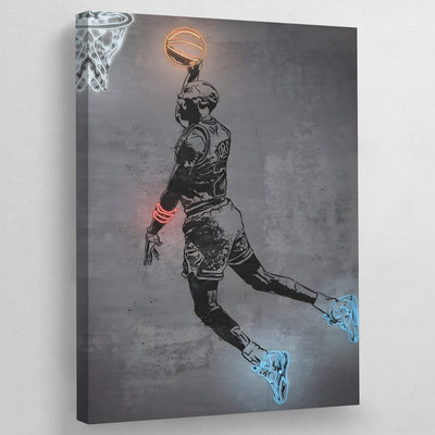 Tableau neon michael jordan