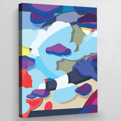 Tableau peinture kaws