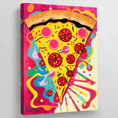 Tableau pizza pop art