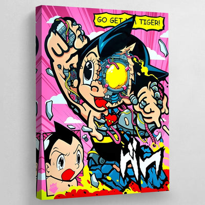 Tableau pop art astro boy