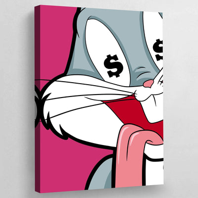 Tableau pop art bugs bunny