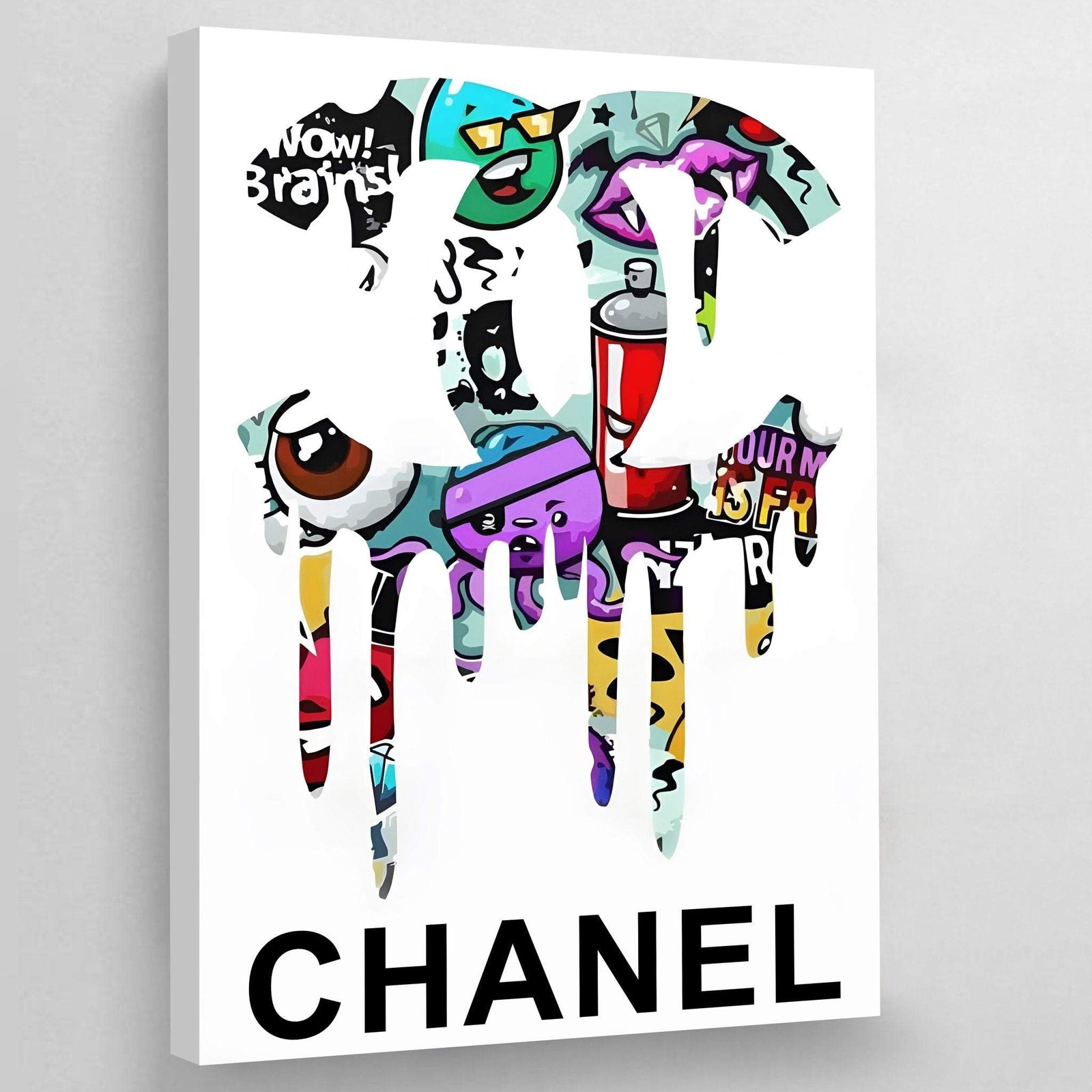 Dipinto pop-art di Chanel