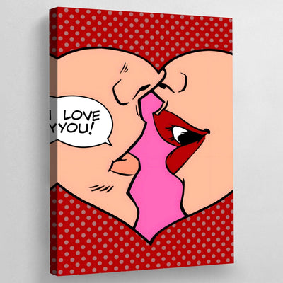 Tableau pop art coeur