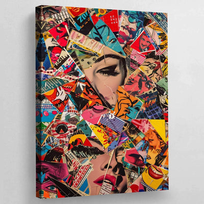 Tableau pop art collage