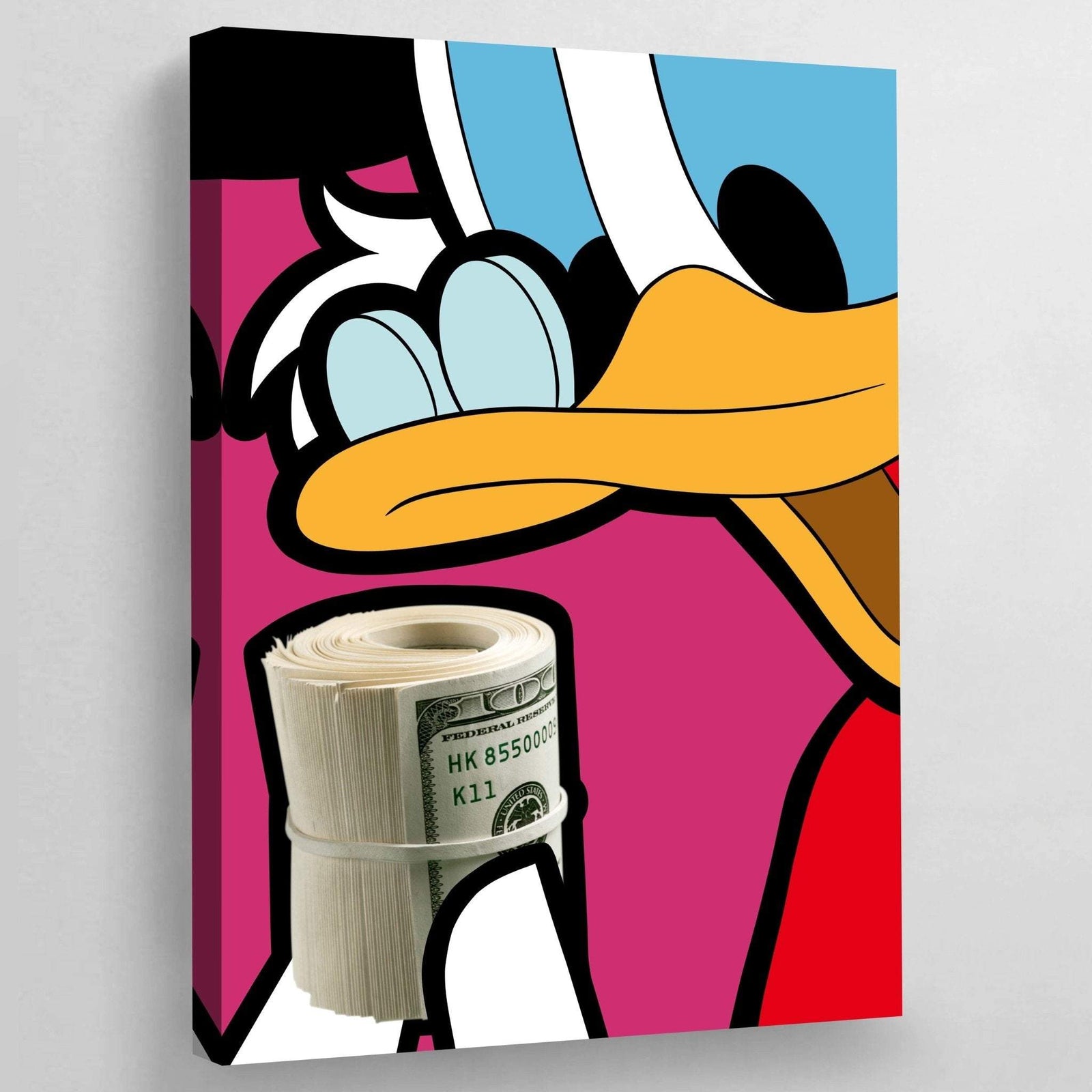 Pop-Art-Gemälde Donald Duck