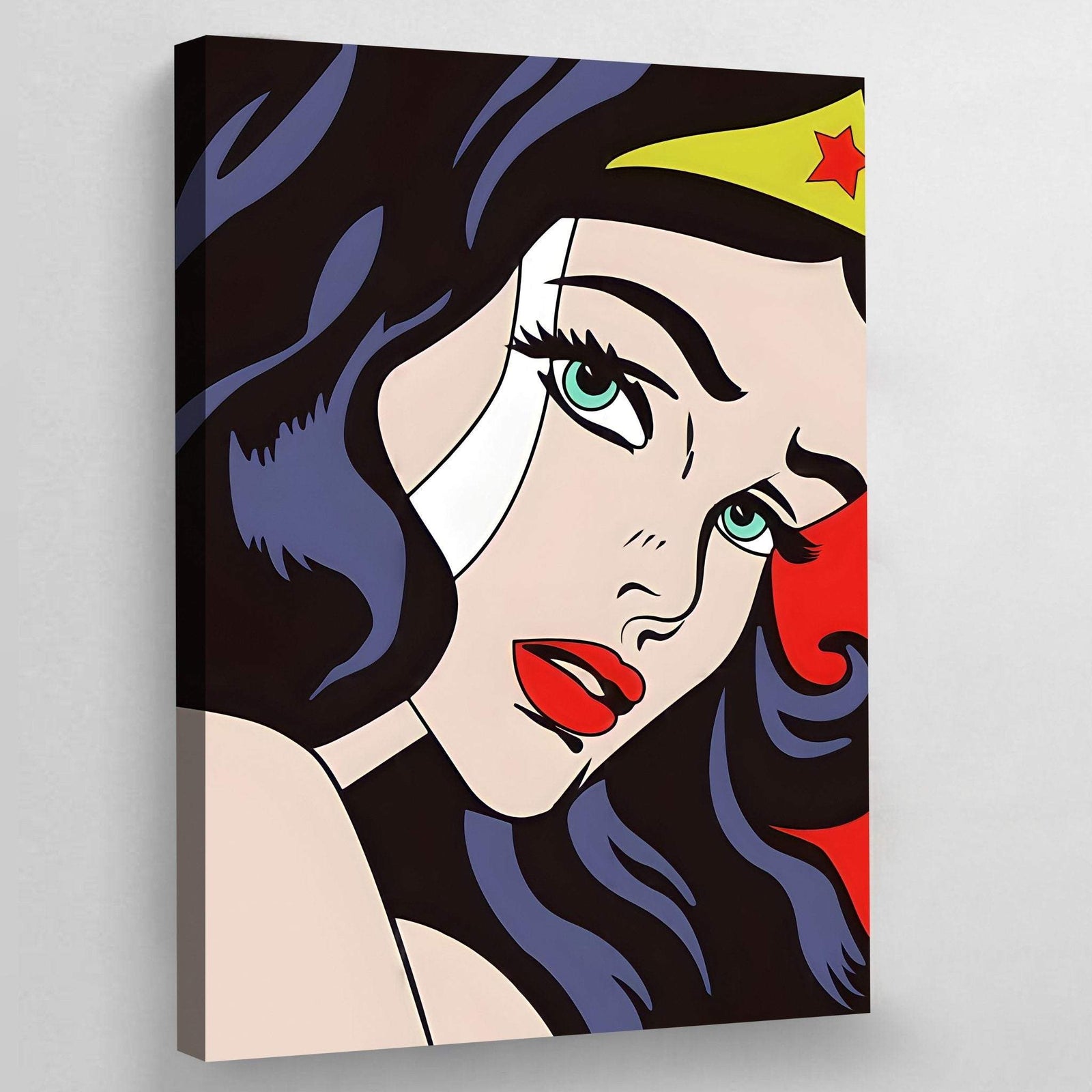 Tableau pop art femme