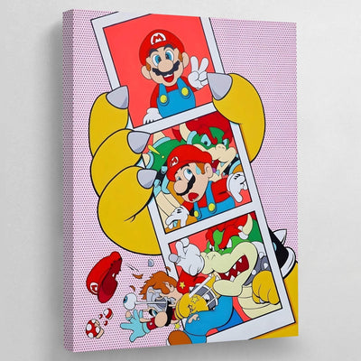 Tableau pop art mario