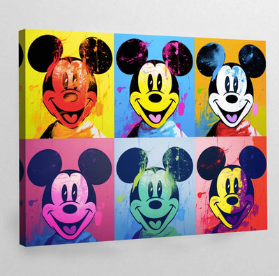 Tableau pop art mickey mouse