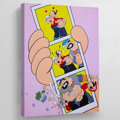 Tableau pop art popeye