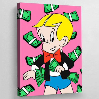 Tableau richie rich pop art