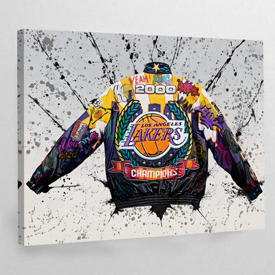 Tableau street art los angeles lakers